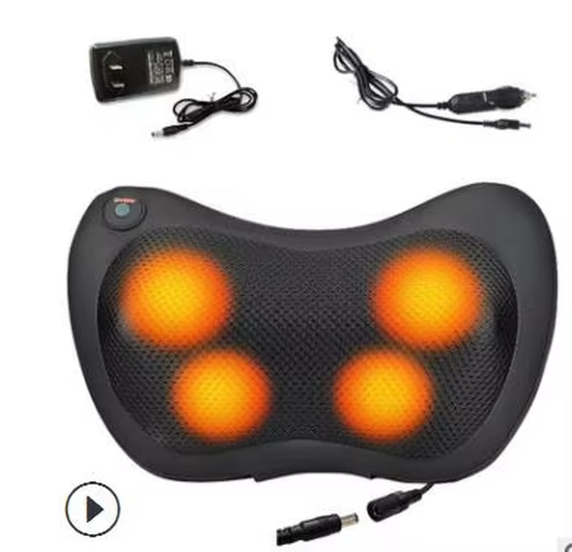 Relaxation Massage Pillow Vibrator Electric Neck Shoulder Back Heating Kneading Infrared Therapy Massage Pillow